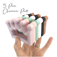 5 Piece CLEARANCE Pack Nature Bubz Crown Teethers
