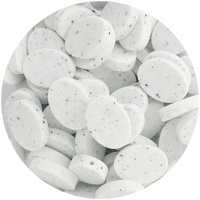 Oval Disc - White Granite