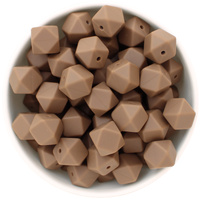 14mm Hexagon - Cocoa