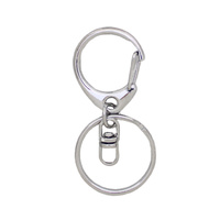 Keyring and Clip - Silver