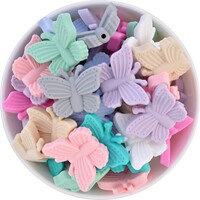 Butterfly Silicone Bead