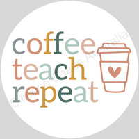 Product Label  - Coffee Teach Repeat 24pk