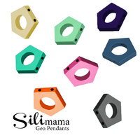 SiliMAMA Geo Silicone Pendant *discontinued*