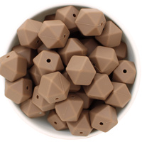 17mm Hexagon - Cocoa