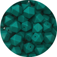 17mm Hexagon - Ocean Green
