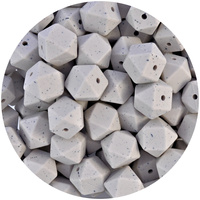 17mm Hexagon - Stone Granite