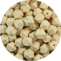 14mm Hexagon - Cream