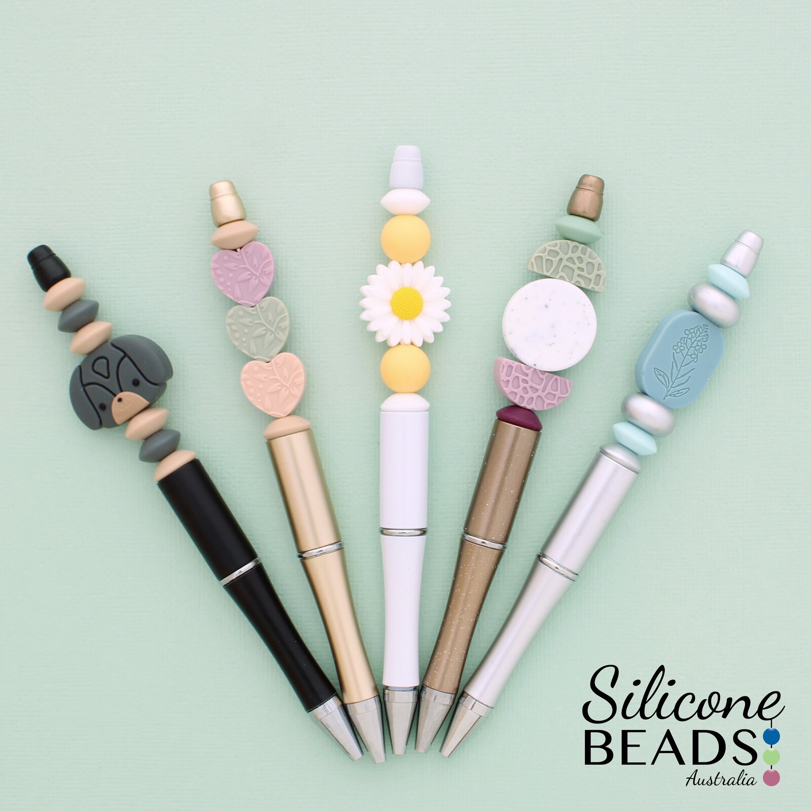 Beadable Metal Pen – Homestead Silicone Beads and More