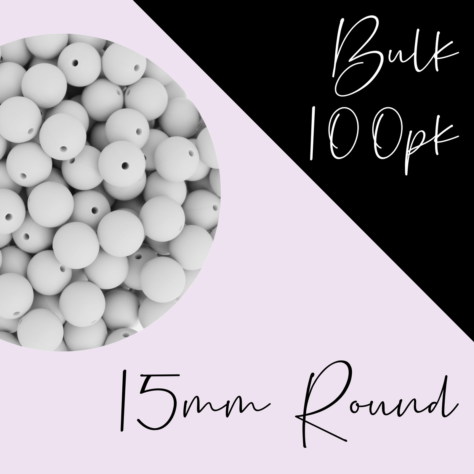 100 Bulk 15mm Silicone Beads 100 Silicone Beads Wholesale 