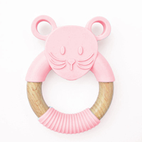 Little Mouse Teether - Pink