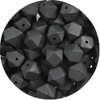17mm Hexagon 100pk - Smokey Black