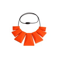 CLEARANCE Nibbly Bits Tribal Necklace - Orange