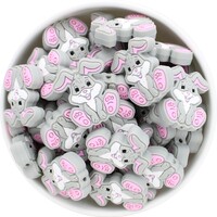 Easter Bunny Silicone Bead