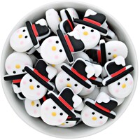 Snowman Silicone Bead
