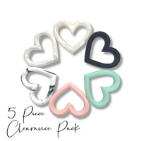 5 Piece CLEARANCE Pack - Nature Bubz Adore Teethers