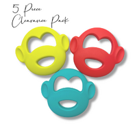 5 Piece CLEARANCE Pack - Nature Bubz Chomp Teethers