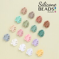 Monstera Leaf Silicone Bead Sampler Pack