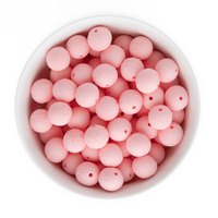 Cara & Co 15mm Round Embossed - Soft Pink
