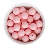 Cara & Co 19mm Round Embossed - Soft Pink
