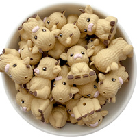 Highland Cow 3D - Wheat