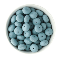 Cara & Co 19mm Abacus Embossed - Dusky Blue