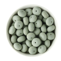 Cara & Co 19mm Abacus Embossed - Laurel Green