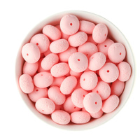 Cara & Co 19mm Abacus Embossed - Soft Pink