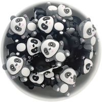 3D Panda Silicone Bead