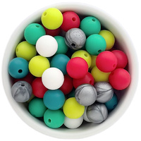 Christmas 12mm Silicone Bead Grab Bag