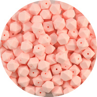 14mm Hexagon - Baby Pink