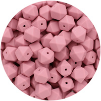 14mm Hexagon - Blush Rose 
