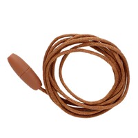 Cord 1m and Single Clasp - Almond