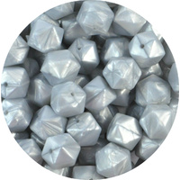 17mm Hexagon - Light Silver