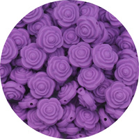20mm Flower Medium Purple