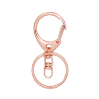 Keyring and Clip - Rose Gold