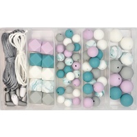Silicone Bead Jewellery Kit - Teal Dreams
