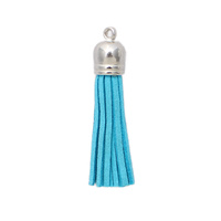 Tassel SILVER TOP - Sky Blue LIMITED EDITION!