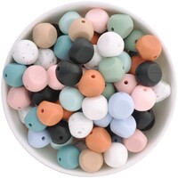 15mm Delta Silicone Bead