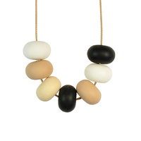 Abacus Bead Silicone Necklace M