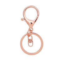 Keyring and Lobster Clasp - Rose Gold