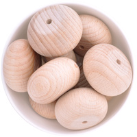 Beech Wood Beads - 45mm Abacus DISCONTINUED
