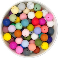 15mm Round Silicone Bead Mystery 100pk
