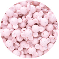 Mouse Bead - Pink Granite