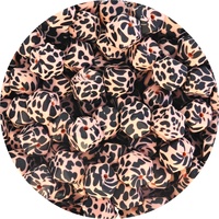 14mm Hexagon Dalmatian Print - Peachy