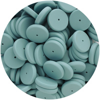 Coin 25mm - Teal Blue