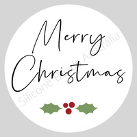 Product Label - Christmas Holly 24pk