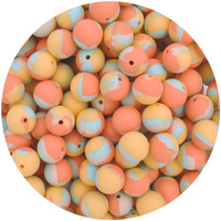 15mm Round - Tie-Dye Sunset
