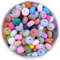 14mm Abacus Silicone Bead Mystery 100pk