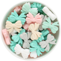 Bow Silicone Bead