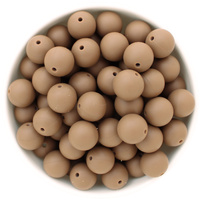 15mm Round - Cocoa 